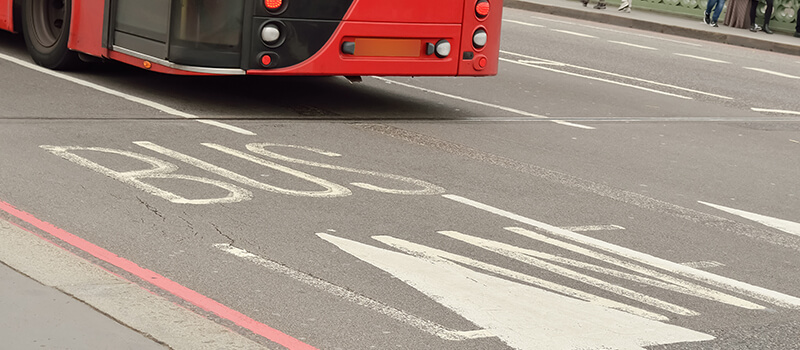 Bus Lane Road Marking